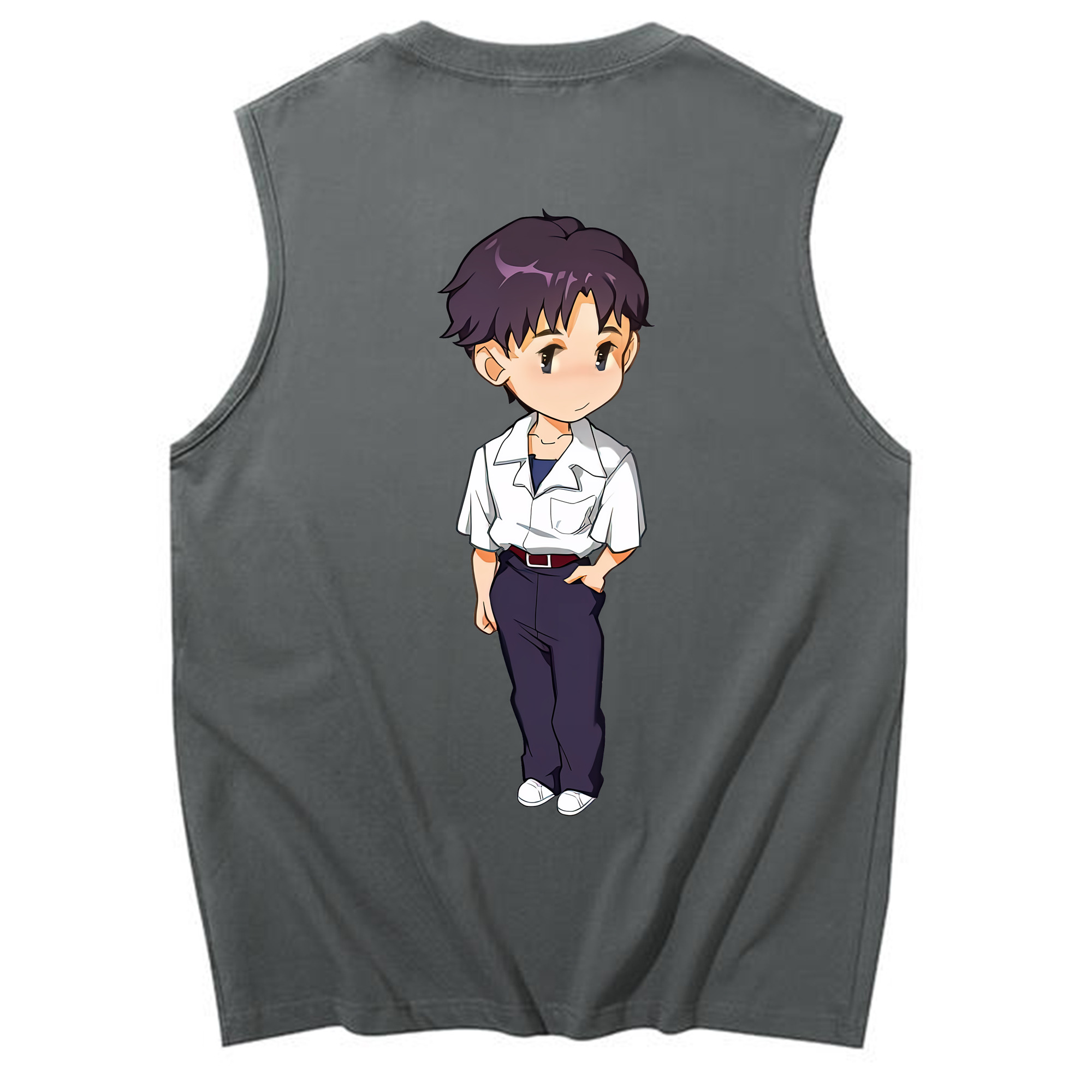 （画像用） EVA 新世紀エヴァンゲリオン コットン100％タンクトップ（背面プリント）